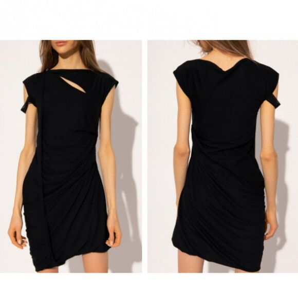 Helmut Lang Scala Asymmetrical Dress - Picture 4 of 14
